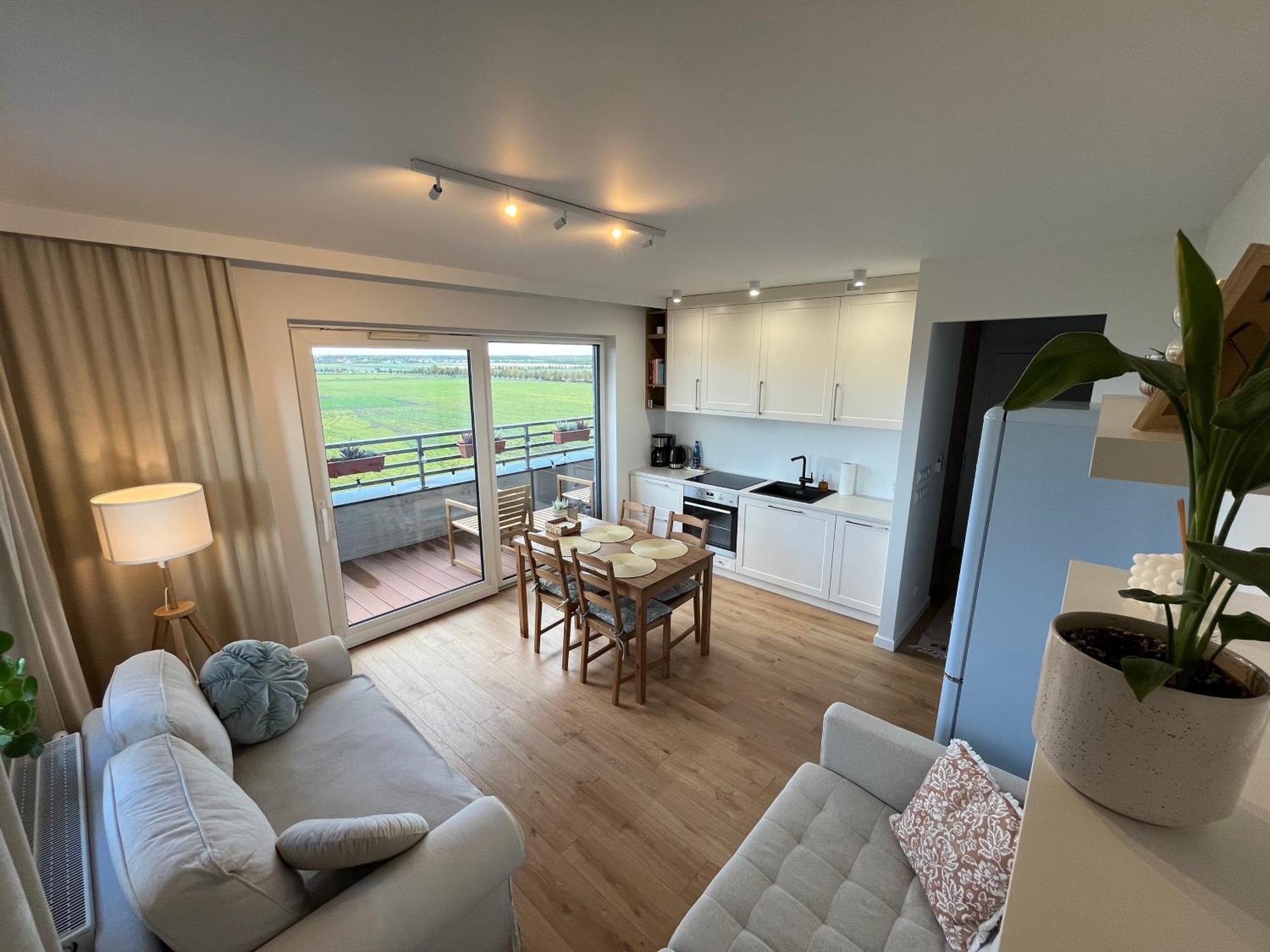 Apartament Nowe Ogrody 莱什诺 外观 照片